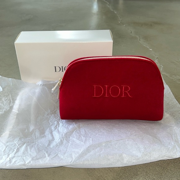 🖤 NWT Dior Holiday Cosmetic Pouch - Picture 2 of 8